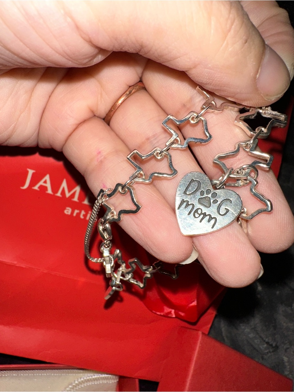 James Avery Silver Texas Link Bracelet - Picture 4 of 4